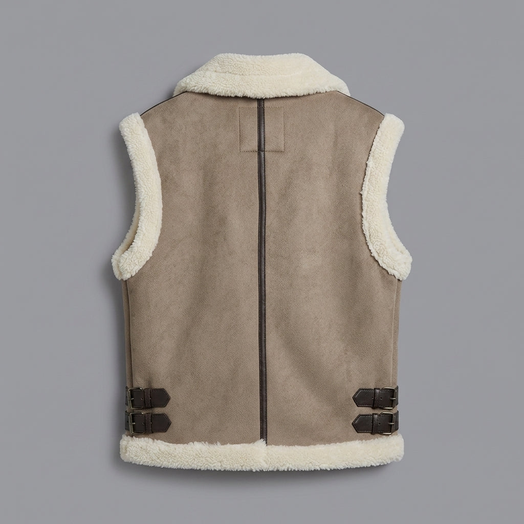 Women's B-3 Aviator Shearling Leather Vest