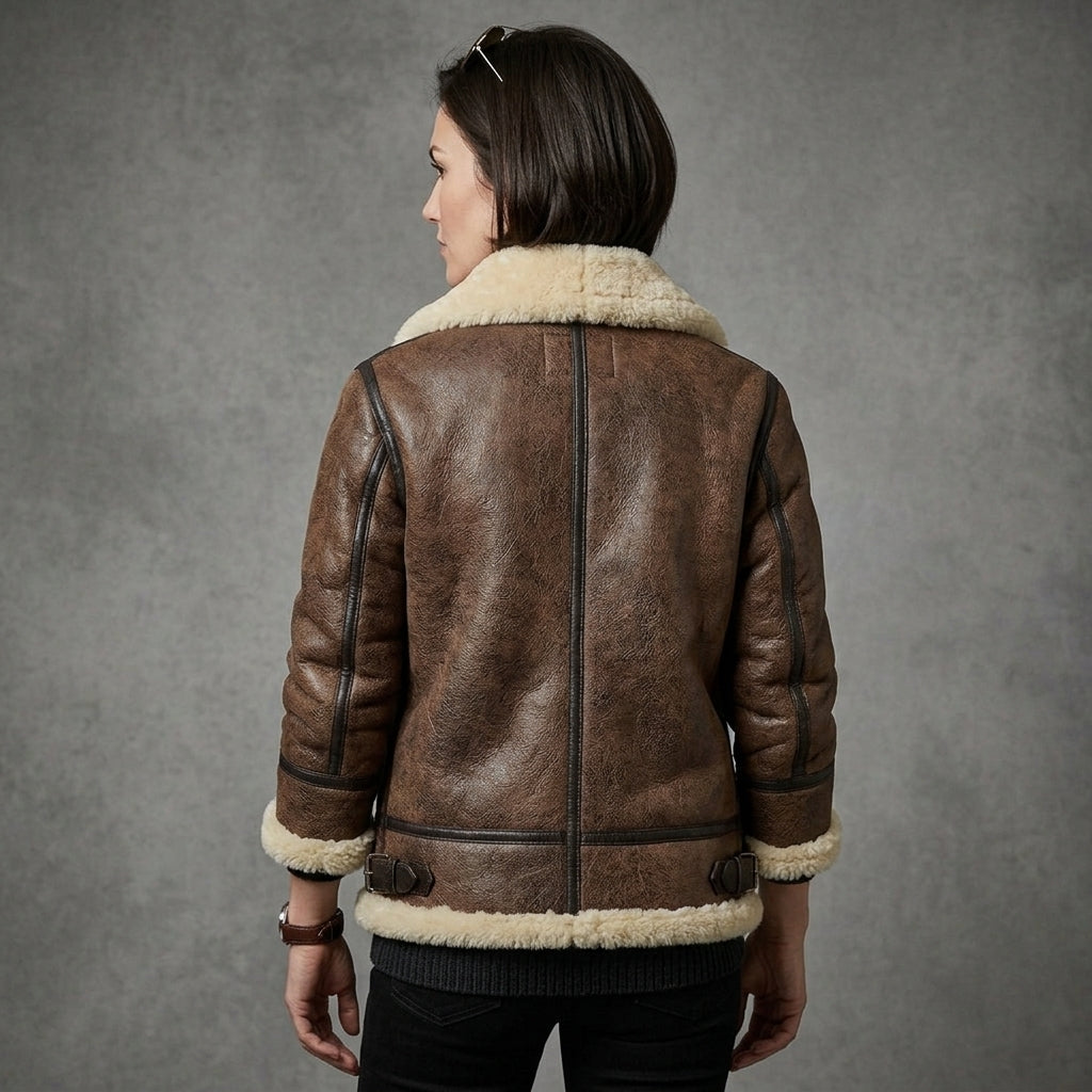 Women's B-3 Heritage Shearling Bomber Jacket