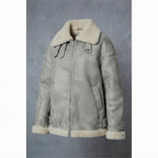Women's Glacier Distressed Leather Flight Jacket