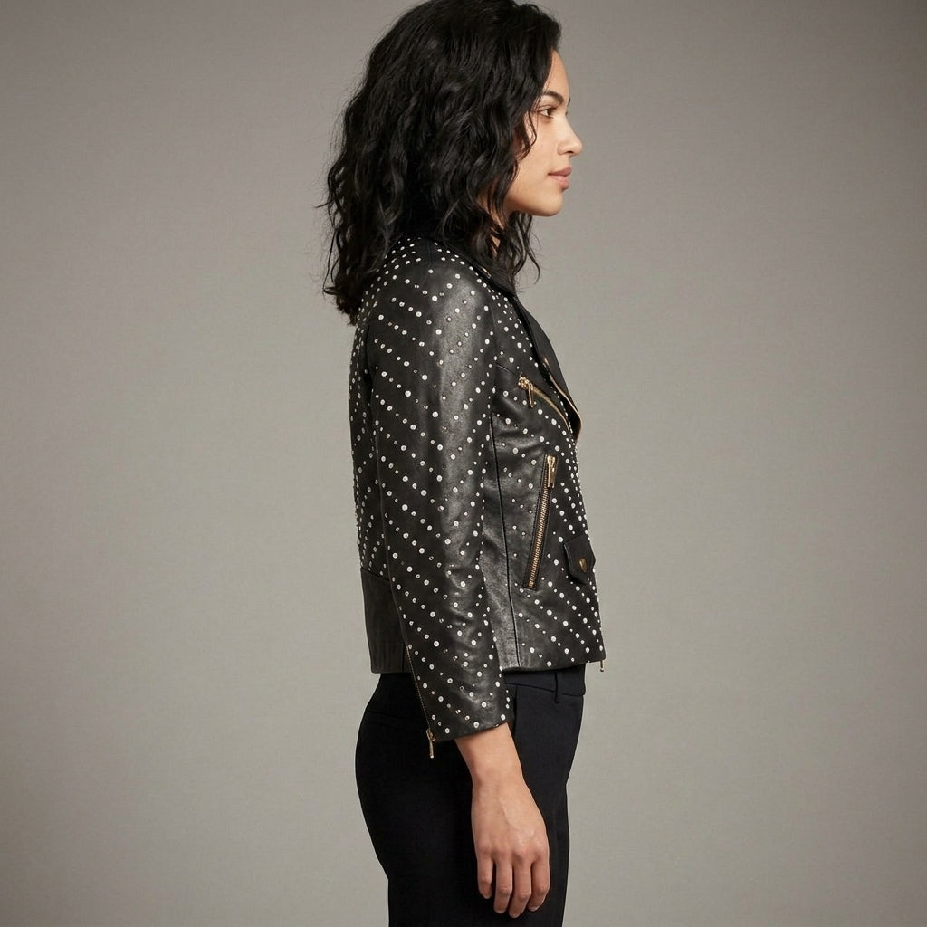 Starlight Studded Biker Jacket