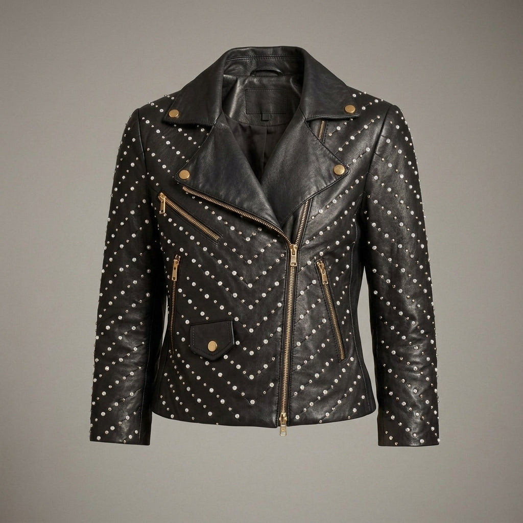 Starlight Studded Biker Jacket