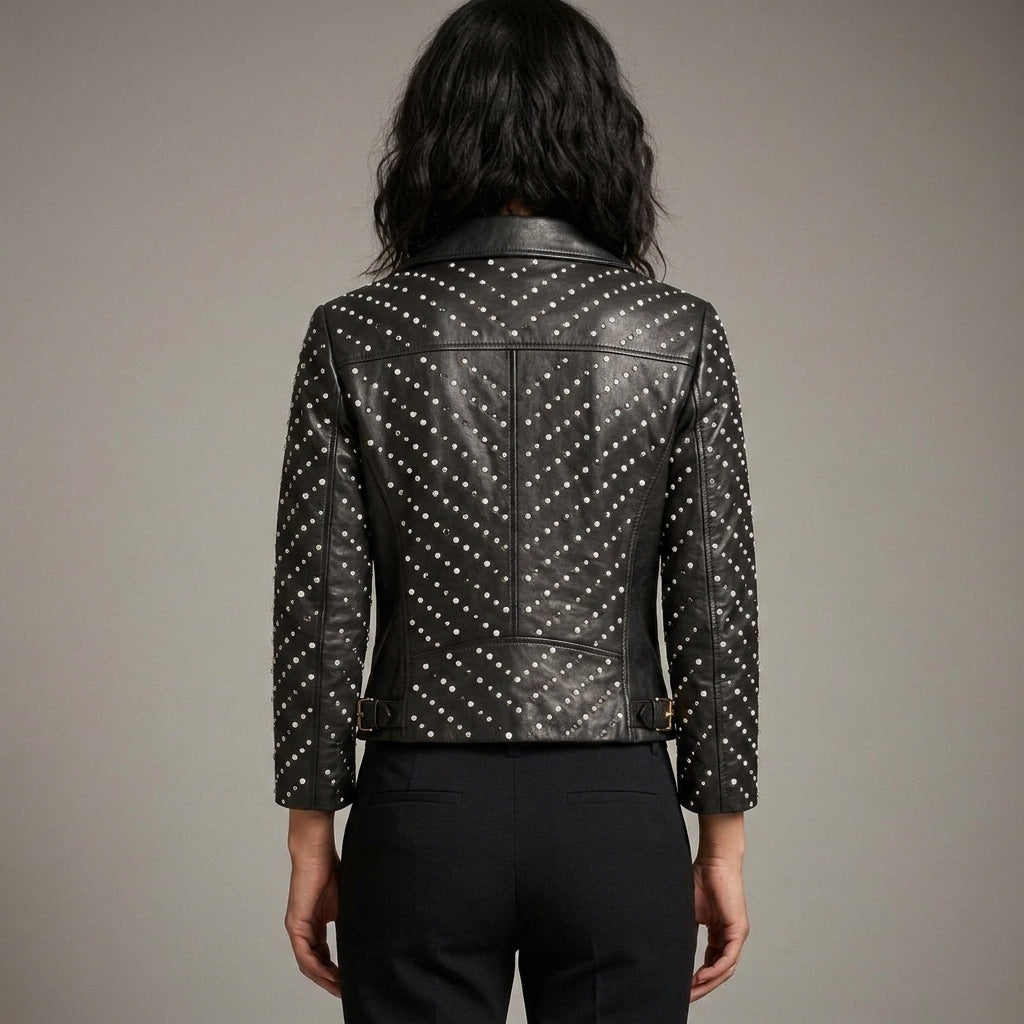 Starlight Studded Biker Jacket