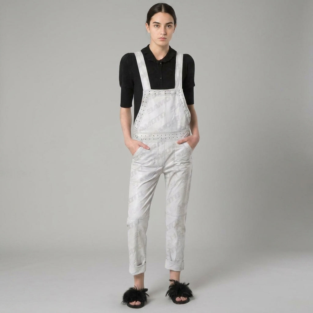 Studded Vintage Romper for Women