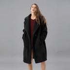 Women's Black Teddy Bear Fur Coat