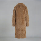 Women's Camel Long Fur Coat