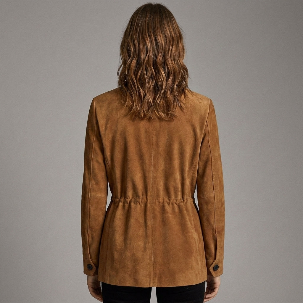 Women's Suede Safari Jacket