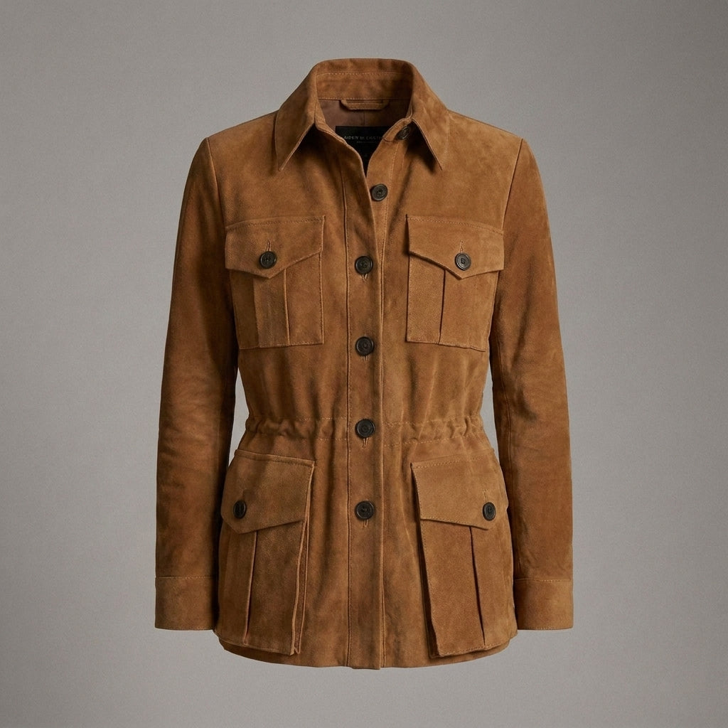 Women's Suede Safari Jacket