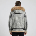 Men's B3 Bomber Sheepskin Leather Aviator Jacket