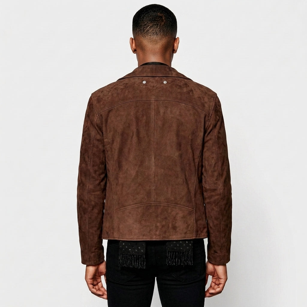 Men's Urban Rider Leather Jacket – Stylish Motorcycle Biker Outerwear