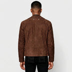 Men's Urban Rider Leather Jacket – Stylish Motorcycle Biker Outerwear