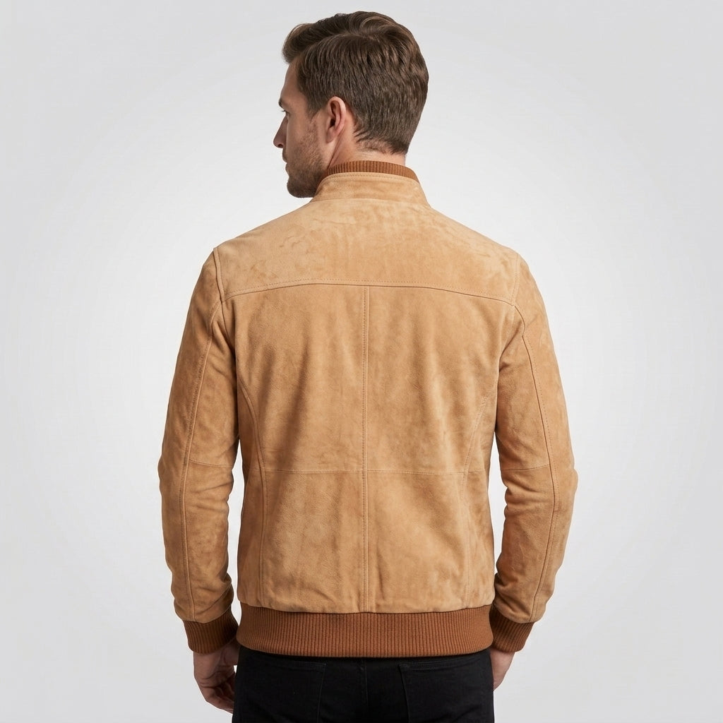 Men's Classic Leather Jacket – Timeless Motorcycle-Inspired Style