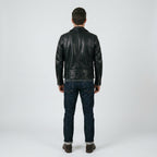 Men's Luxury Leather Jacket – Modern Slim Fit Casual Outerwear