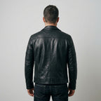 Men's Leather Bomber Jacket – Classic Aviator Flight Style Outerwear