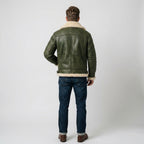 Men's B-3 Sheepskin Leather Jacket – Vintage RAF Aviator Flight Jacket
