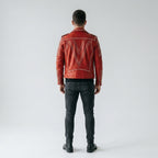 Men's Premium Studded Leather Jacket – Rocker Biker Outerwear