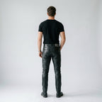Men's Designer Leather Pants Premium Fashion Leather Trousers