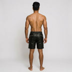 Men's Premium Leather Shorts Slim Fit Genuine Leather Bottoms