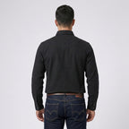 Men's Lambskin Leather Shirt Luxury Soft Leather Button-Up