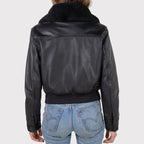 Women's Shearling Bomber Jacket